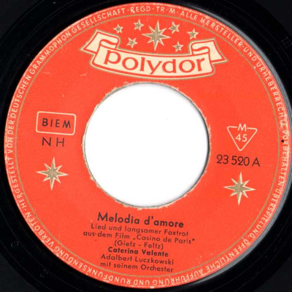 Caterina Valente / Club Italia - Melodia D'Amore / Papa Piccolino 26831