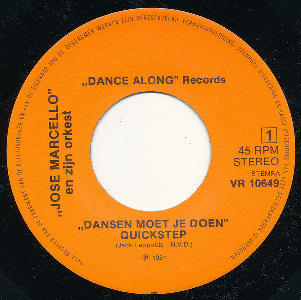 Jose Marcello Orchestra - You Must Dance 15900