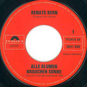 Renate Kern - Alle Blumen Brauchen Sonne 23642