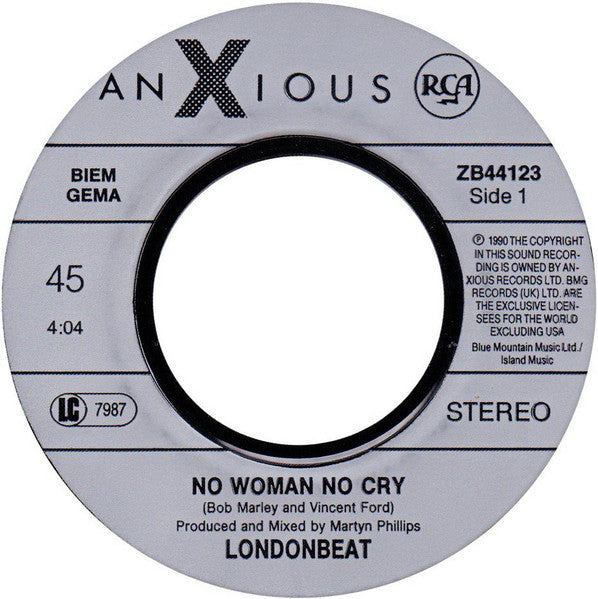 Londonbeat - No Woman No Cry 16146