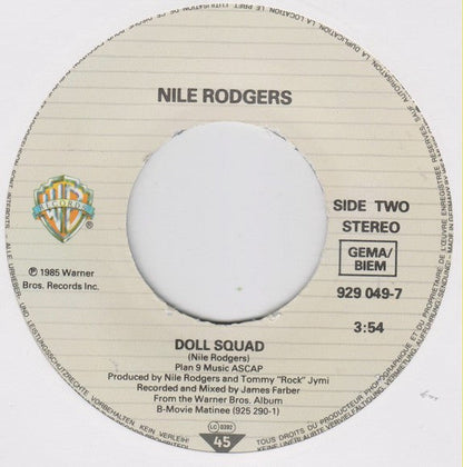 Nile Rodgers - Let's Go Out Tonight 31418 Vinyl Singles Vinyl Goed / Hoes Goed