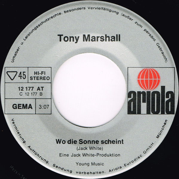 Tony Marshall - Ich Fang' Fur Euch Den Sonnenschein 31371
