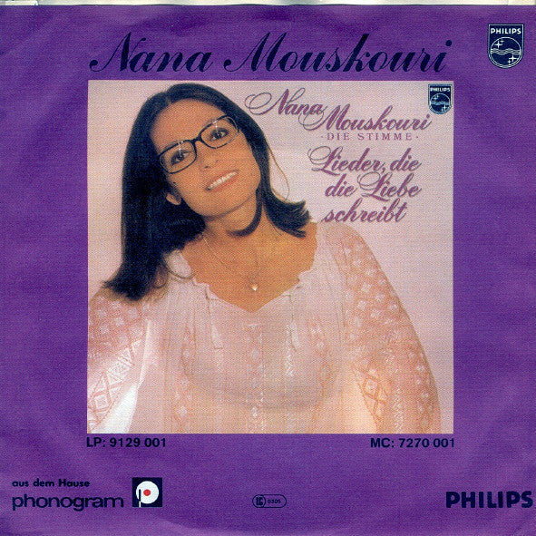 Nana Mouskouri - Lieder, Die Die Liebe Schreibt 28102 Vinyl Singles Vinyl Goed / Hoes Goed