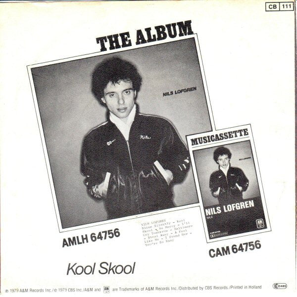 Nils Lofgren - Shine Silently 38493 Vinyl Singles Vinyl Goed / Hoes Goed