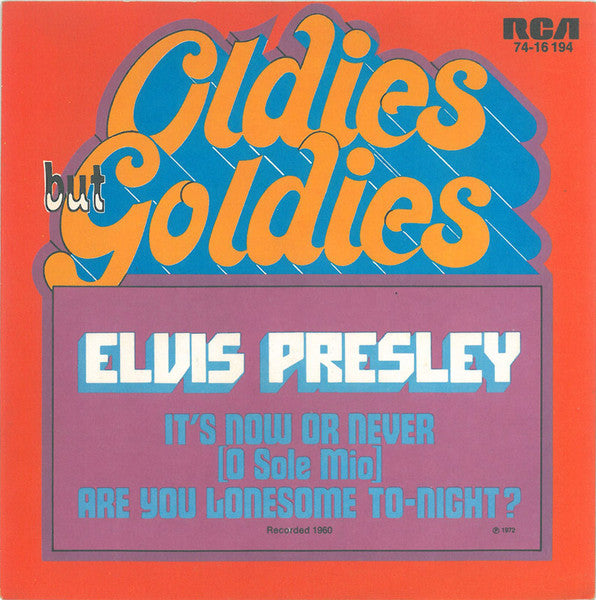 Elvis Presley - It's Now Or Never (O Sole Mio) 42696 vinylsingle Vinyl Goed / Hoes Goed