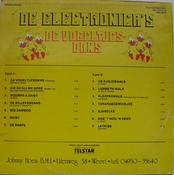 Electronica's - De Vogeltjes-Dans (LP) 52026 Vinyl LP Vinyl Goed / Hoes Goed