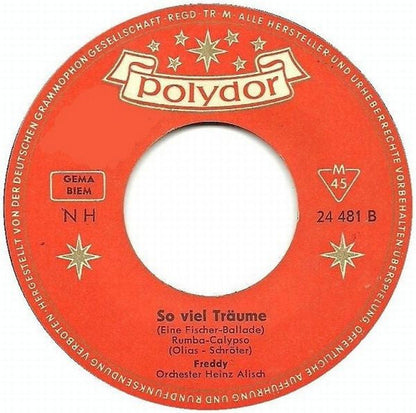 Freddy - Wenn Die Sehnsucht Nicht Wär 43221 Vinyl Singles Vinyl Goed / Hoes Goed