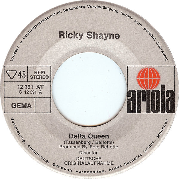 Ricky Shayne - Delta Queen 19700 Vinyl Singles Vinyl Goed / Hoes Goed
