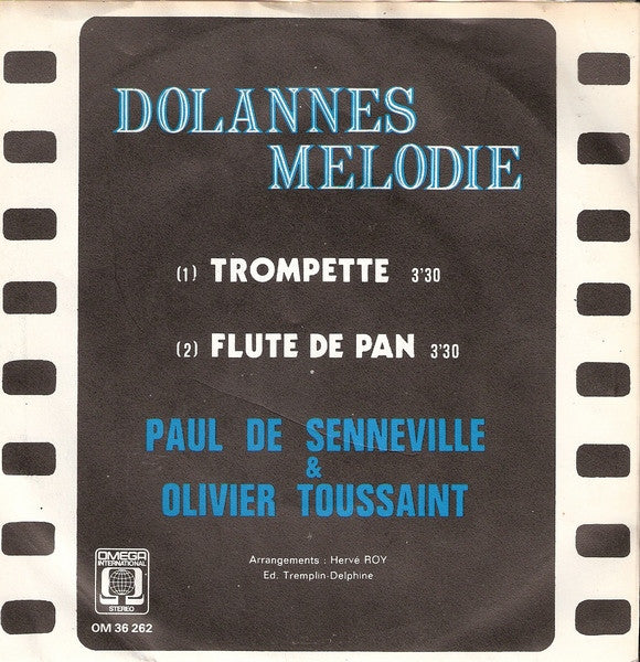 Paul de Senneville & Olivier Toussaint - Dolannes Melodie 26034 Vinyl Singles Vinyl Goed / Hoes Goed