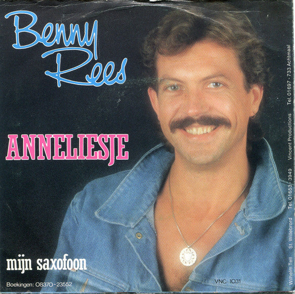 Benny Rees - Anneliesje 36360 Vinyl Singles Vinyl Zeer Goed / Hoesje Goed "VINYLSINGLES.NL"