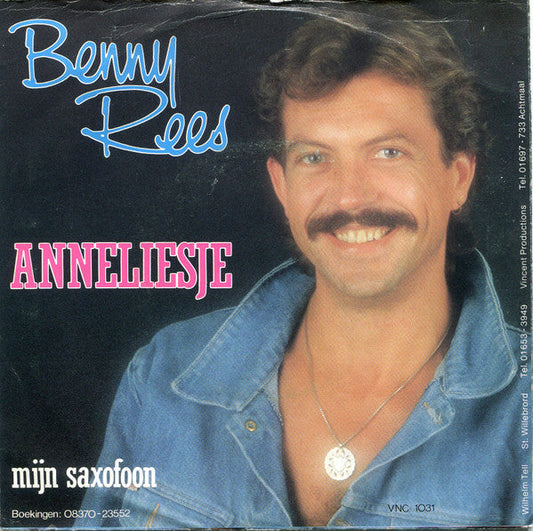 Benny Rees - Anneliesje 36360 Vinyl Singles Vinyl Zeer Goed / Hoesje Goed "VINYLSINGLES.NL"