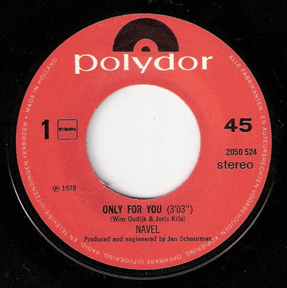 Navel - Only For You 16562 Vinyl Singles Vinyl Goed / Hoes Goed