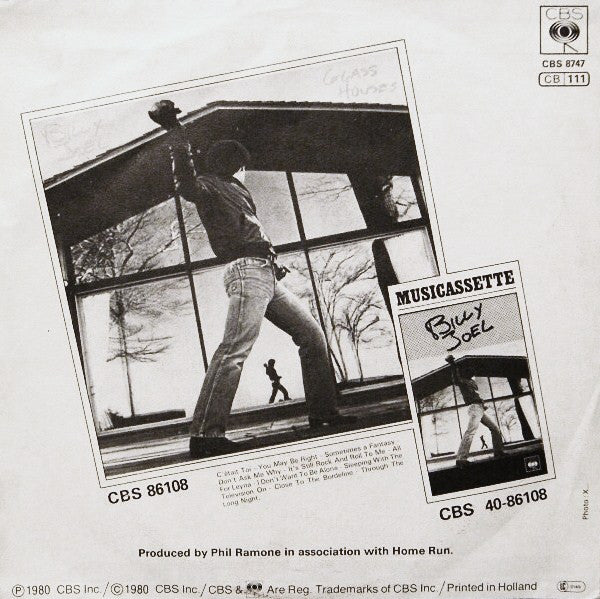 Billy Joel - Don't Ask Me Why 40800 Vinyl Singles Vinyl Zeer Goed / Hoesje Goed "VINYLSINGLES.NL"