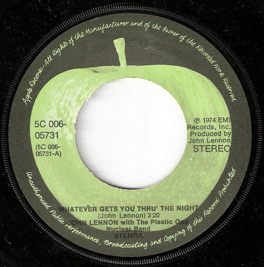John Lennon – Whatever Gets You Thru‘ The Night 18412