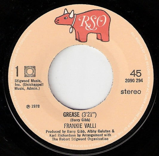 Frankie Valli / Gary Brown - Grease 42608 Vinyl Singles Vinyl Zeer Goed / Hoesje Generic "VINYLSINGLES.NL"