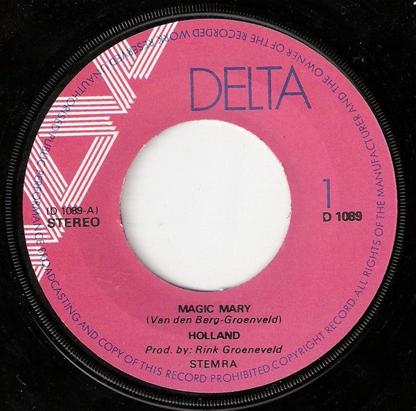 Holland - Magic Mary Vinyl Singles Vinyl Zeer Goed / Hoesje Goed "VINYLSINGLES.NL"