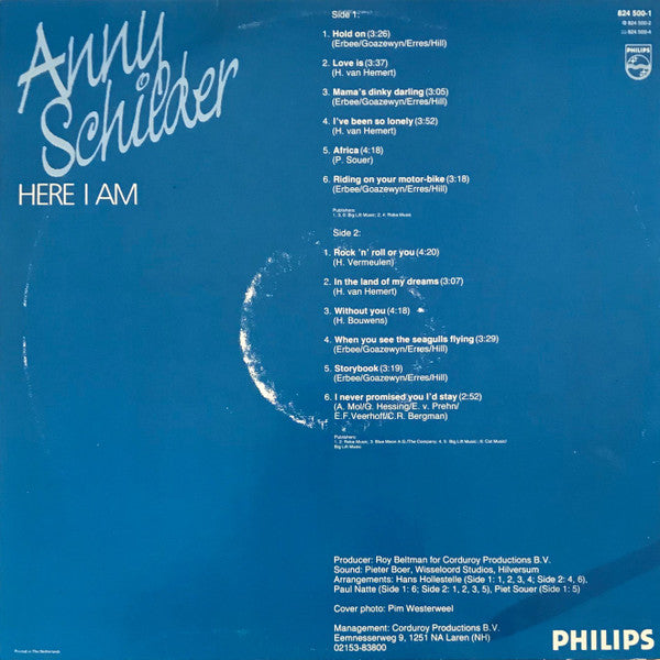 Anny Schilder - Here I Am (LP) 48253 Vinyl LP JUKEBOXSINGLES.NL   