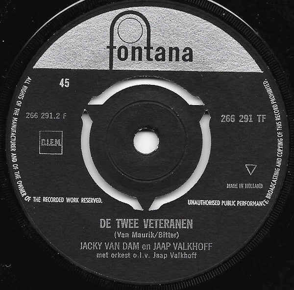 Jacky Van Dam - Hand In Hand, Kameraden 42550 Vinyl Singles Vinyl Goed / Hoes Generic