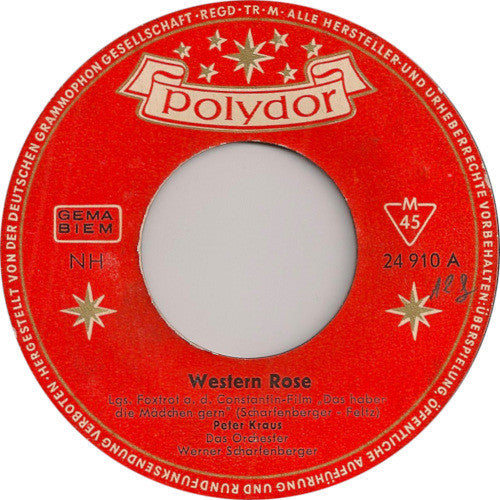 Peter Kraus - Western Rose 41024 Vinyl Singles Vinyl Goed / Hoes Generic