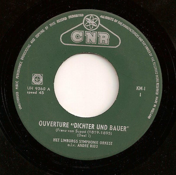 Limburgs Symphonie Orkest André Rieu - Ouverture Dichter Und Bauer 19114 Vinyl Singles Vinyl Goed / Hoes Goed