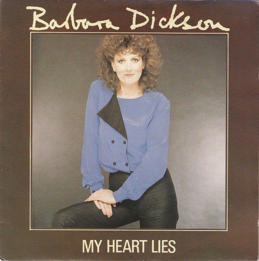 Barbara Dickson - My Heart Lies Vinyl Singles Vinyl Goed / Hoes Sticker