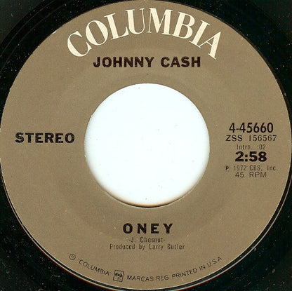 Johnny Cash - Oney 40091