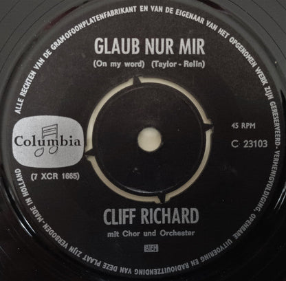 Cliff Richard - Nur Bei Dir Bin Ich Zu Haus (Wind Me Up) 42487 Vinyl Singles Vinyl Goed / Hoes Generic