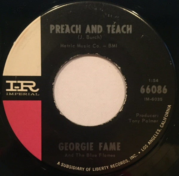Georgie Fame & The Blue Flames - Yeh, Yeh 42421 Vinyl Singles Vinyl Goed / Hoes Generic