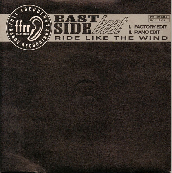 East Side Beat - Ride Like The Wind 31960 Vinyl Singles Vinyl Zeer Goed / Hoesje Goed "VINYLSINGLES.NL"