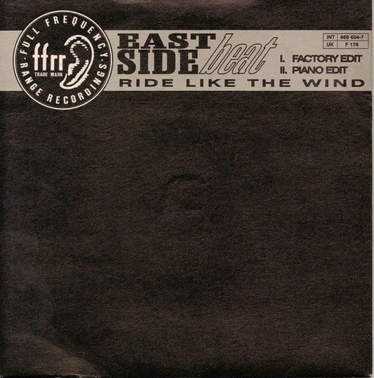 East Side Beat - Ride Like The Wind 31960 Vinyl Singles Vinyl Zeer Goed / Hoesje Goed "VINYLSINGLES.NL"