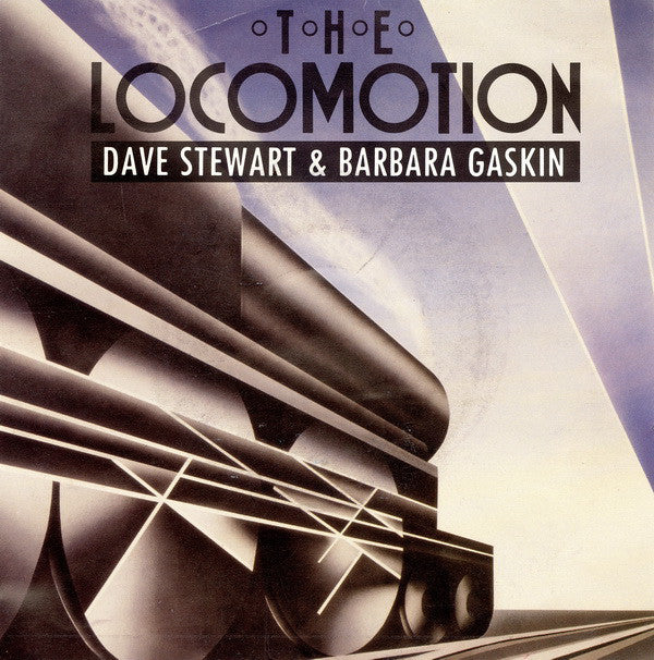 Dave Stewart & Barbara Gaskin - The Locomotion 22506 Vinyl Singles Vinyl Zeer Goed / Hoesje Goed "VINYLSINGLES.NL"