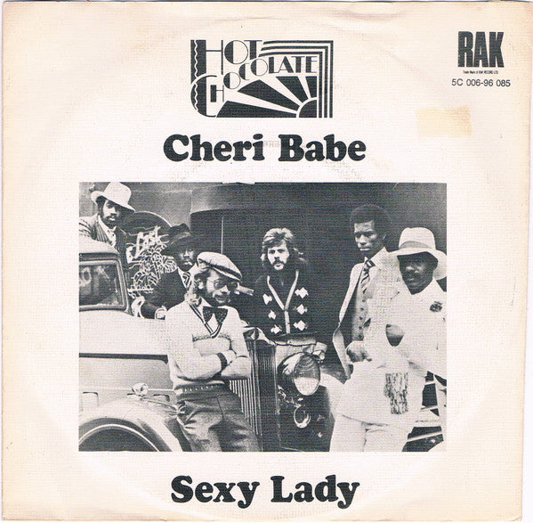 Hot Chocolate - Cheri Babe Vinyl Singles Vinyl Zeer Goed / Hoesje Goed "VINYLSINGLES.NL"