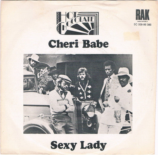 Hot Chocolate - Cheri Babe Vinyl Singles Vinyl Zeer Goed / Hoesje Goed "VINYLSINGLES.NL"