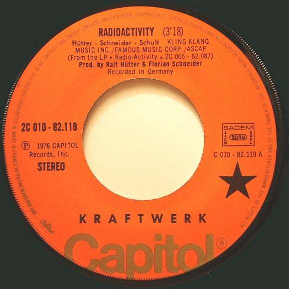 Kraftwerk - Radioactivity 40548 Vinyl Singles Vinyl Goed / Hoes Generic