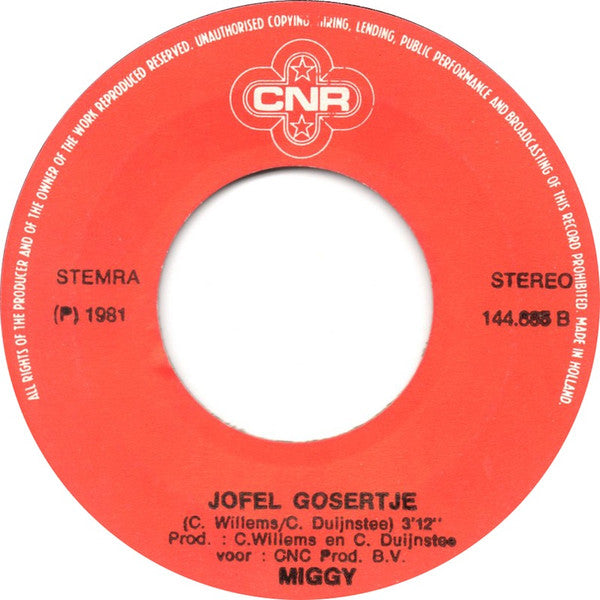 Miggy - Annie 28468 Vinyl Singles Vinyl Goed / Hoes Goed