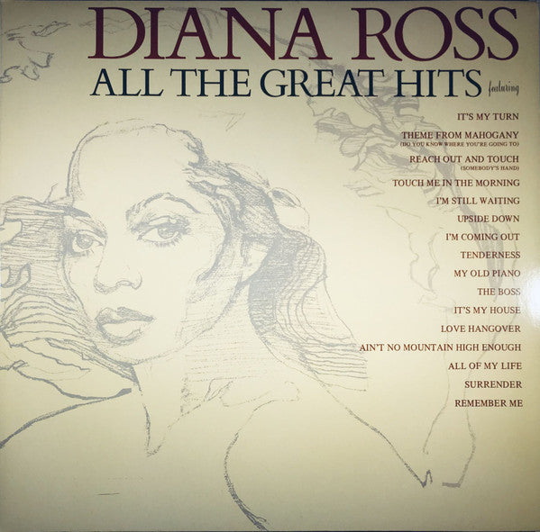 Diana Ross - All The Great Hits (LP) 51986 Vinyl LP Vinyl Goed / Hoes Goed