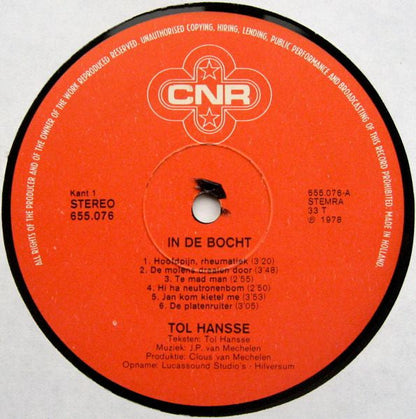 Tol Hansse - In de bocht (LP) 48762 Vinyl LP JUKEBOXSINGLES.NL   