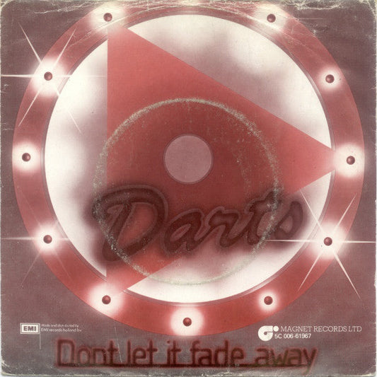 Darts - Don't Let It Fade Away 39514 Vinyl Singles Vinyl Zeer Goed / Hoesje Goed "VINYLSINGLES.NL"