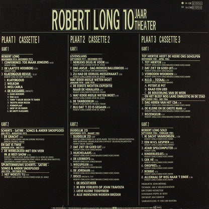 Robert Long - 10 Jaar Theater (LP) 52110 Vinyl LP Vinyl Goed / Hoes Goed