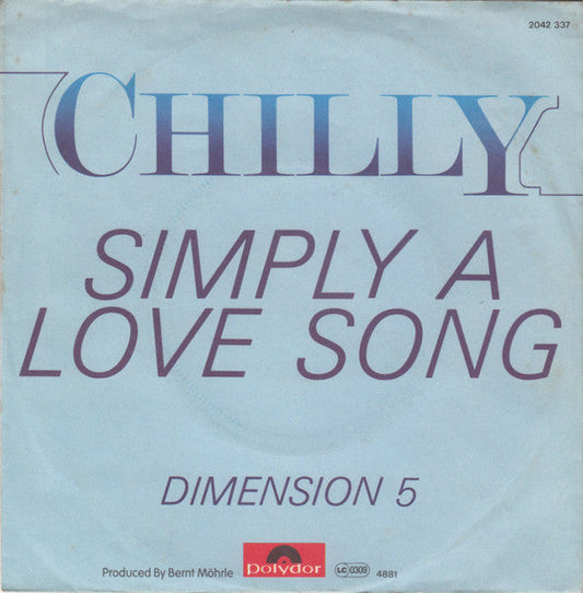 Chilly - Einfach ein Liebeslied 39452