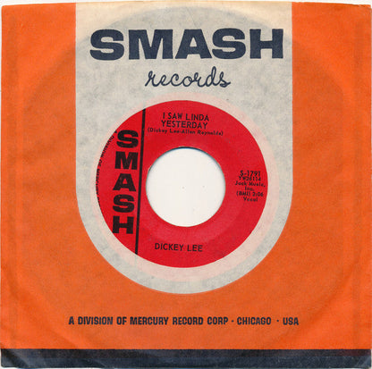 Dickey Lee - I Saw Linda Yesterday 42408 Vinyl Singles Vinyl Goed / Hoes Generic