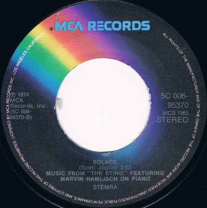 Marvin Hamlisch - Music From The Sting - The Entertainer 06199 Vinyl Singles Vinyl Goed / Hoes Goed
