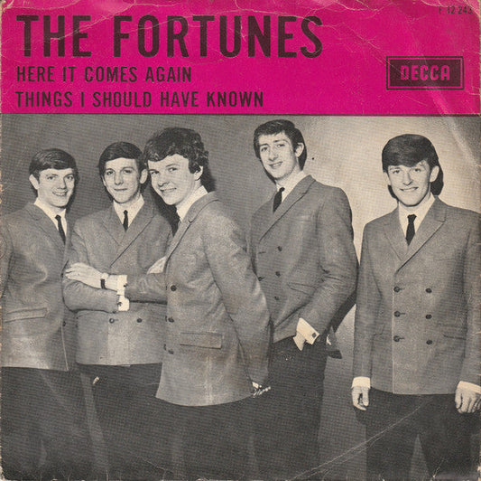 Fortunes - Here It Comes Again Vinyl Singles Vinyl Zeer Goed / Hoesje Goed "VINYLSINGLES.NL"