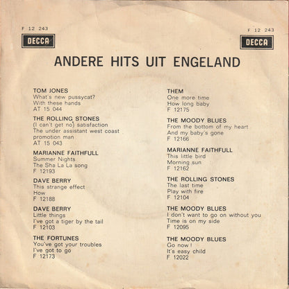Fortunes - Here It Comes Again Vinyl Singles Vinyl Zeer Goed / Hoesje Goed "VINYLSINGLES.NL"