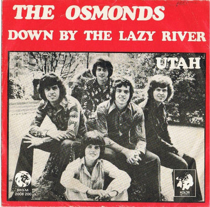 Osmonds - Down By The Lazy River 42772 vinylsingle Vinyl Goed / Hoes Goed