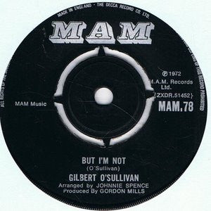 Gilbert O'Sullivan - Ooh-Wakka-Doo-Wakka-Day 36662 Vinyl Singles Vinyl Zeer Goed / Hoesje Generic "VINYLSINGLES.NL"