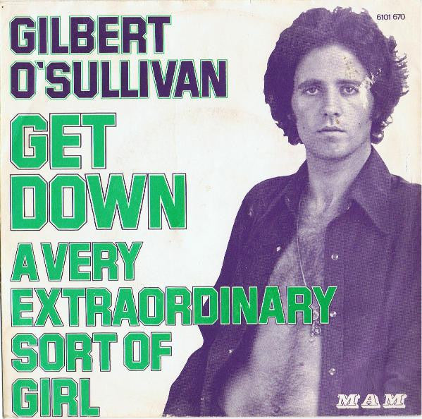 Gilbert O'Sullivan - Get Down 07385 Vinyl Singles Vinyl Goed / Hoes Goed