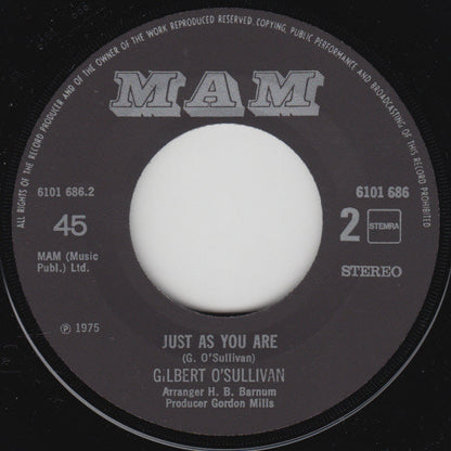 Gilbert O'Sullivan - I'll Believe It When I See It 41820 Vinyl Singles Vinyl Goed / Hoes Generic