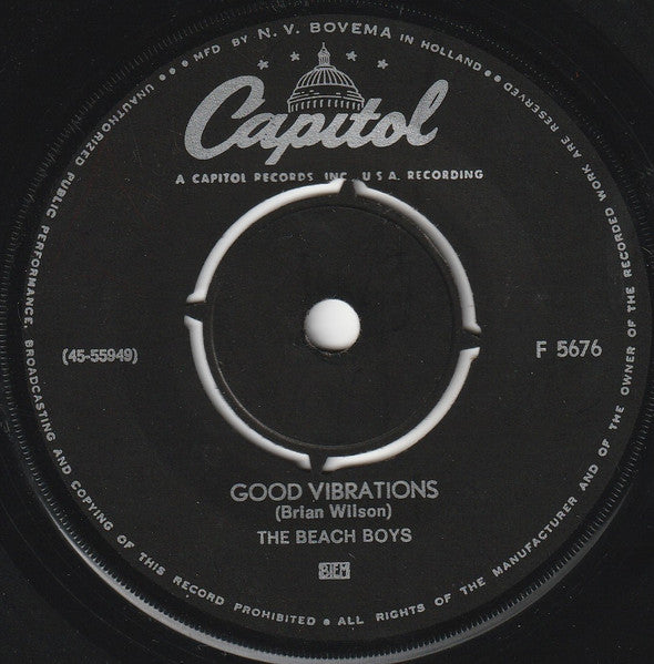 Beach Boys - Good Vibrations 42697 vinylsingle Vinyl Goed / Hoes Generic