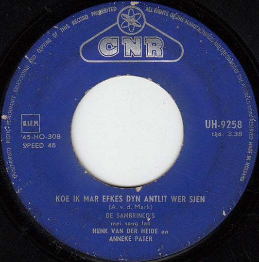 Sambrinco's - Koe Ik Mar Efkes Dyn Antlit Wer Sjen 38317